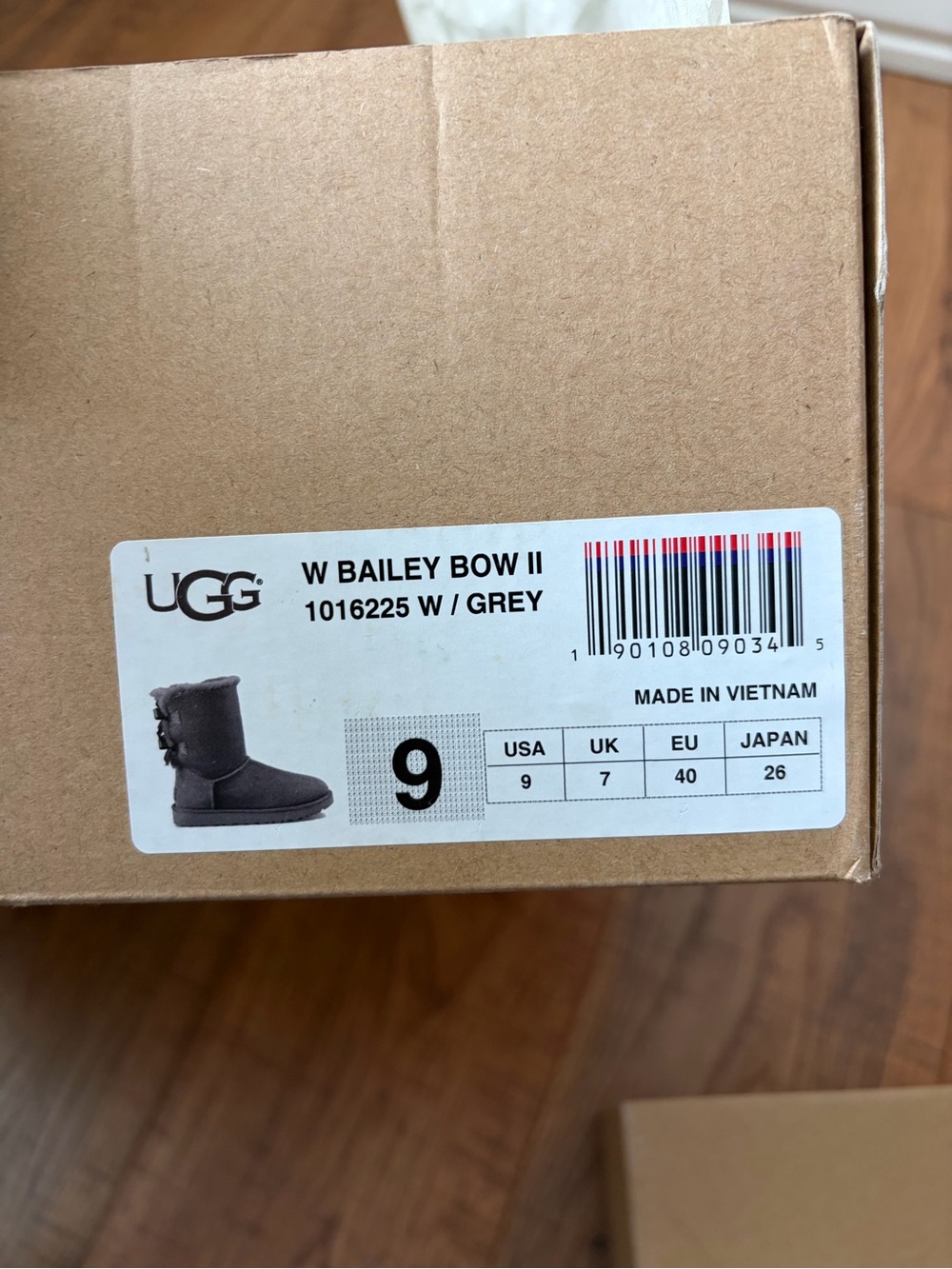 UGG Classic Short Suede Shearling Boots - Charcoal Gray - Picture 3 of 3